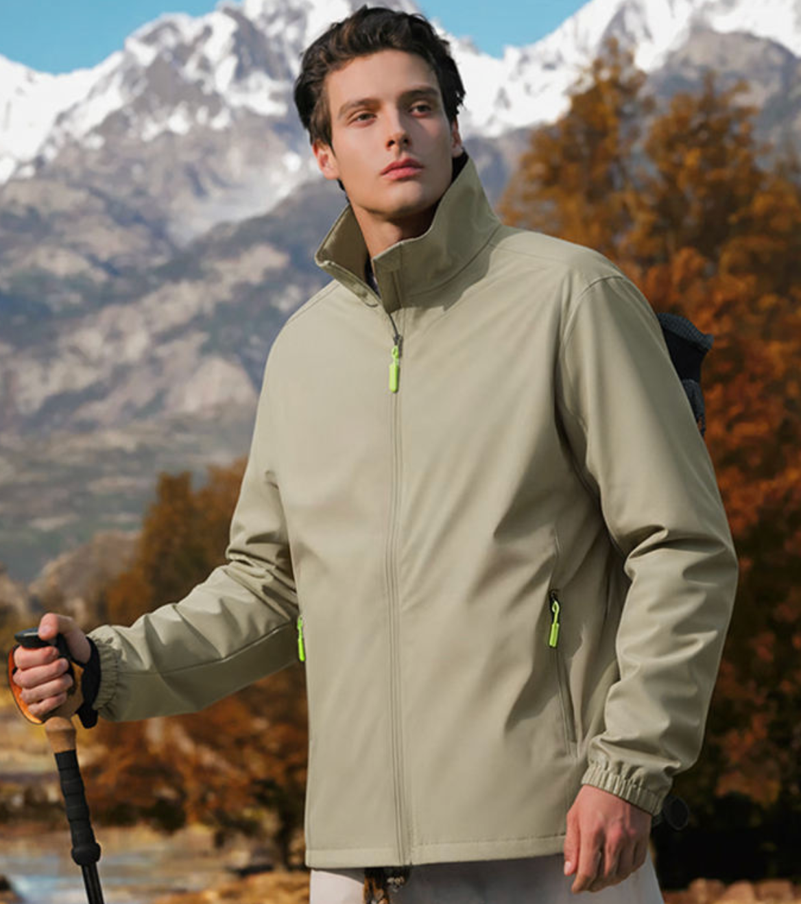 Unisex Stand Collar Jacket