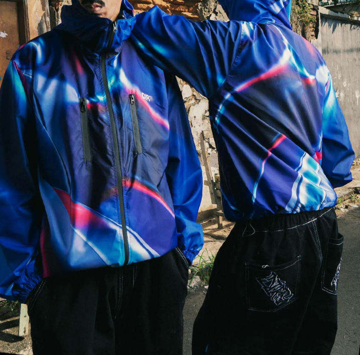 Gradient Zip-Up Jacket