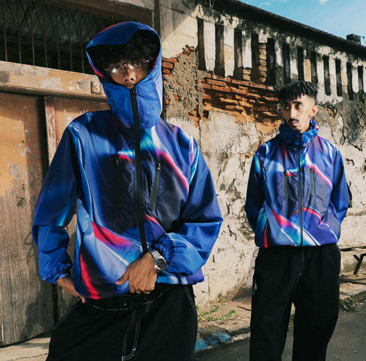 Gradient Zip-Up Jacket