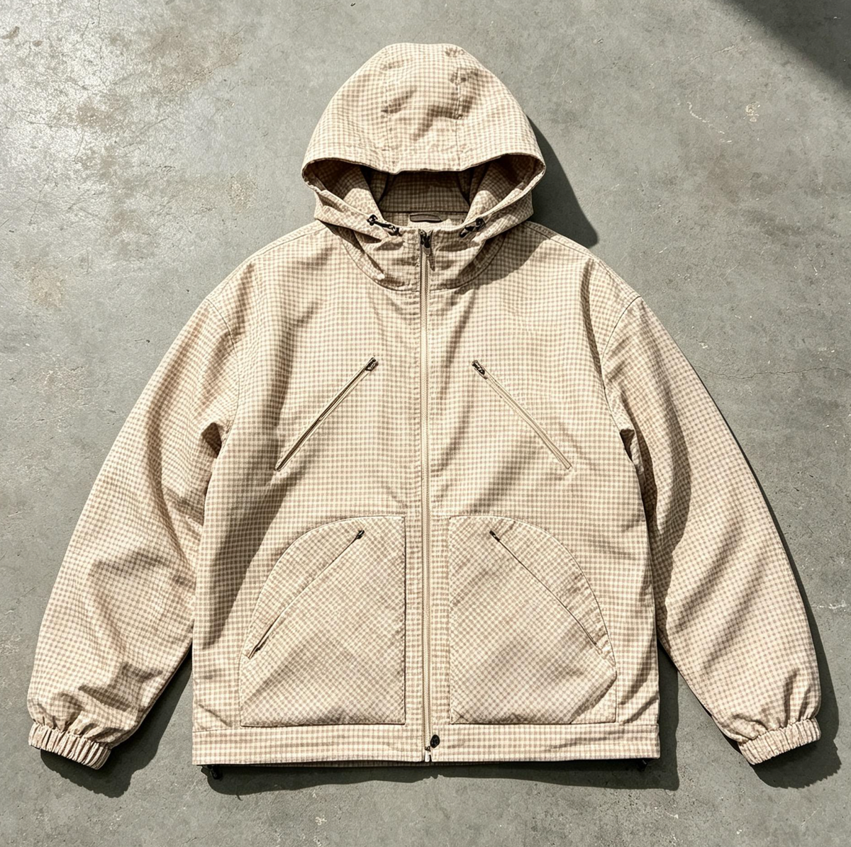 Plaid Zip-Up Everyday Outerwear